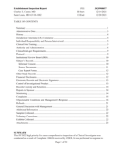 FDAzilla FDA EIR Charles E. Canter, MD, Saint Louis | December 2021