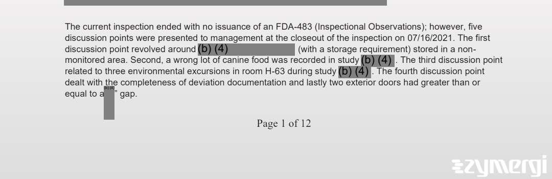 Dina A. Tallman FDA Investigator Eric S. Pittman FDA Investigator 