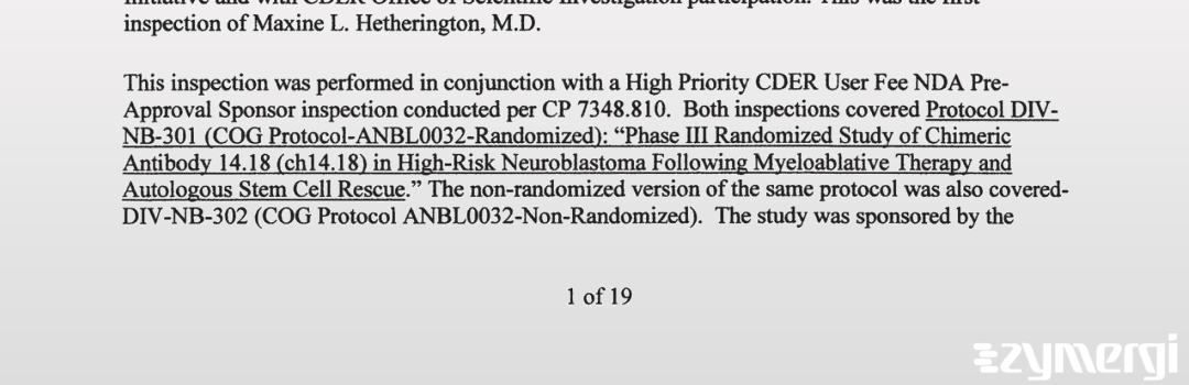 Dawn C. Olenjack FDA Investigator