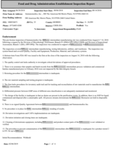 FDA EIR Immunomedics, Morris Plains | August 2018