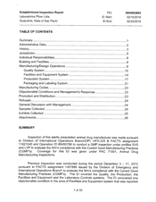 FDAzilla FDA EIR Inovat Industria Farmaceutica, Guarulhos | February 2016