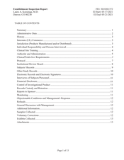 FDAzilla FDA EIR Laura Kooienga, M.D, Denver | May 2021