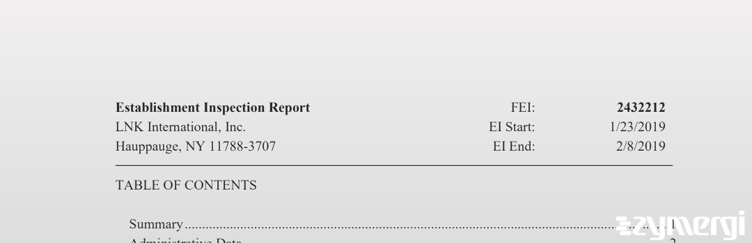 FDANews EIR LNK International, Inc. Feb 8 2019 top