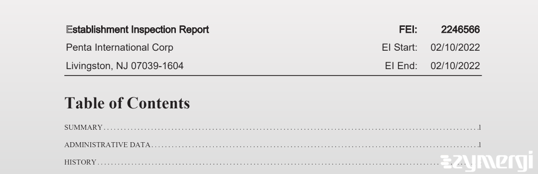 FDANews EIR Penta International Corp Feb 10 2022 top