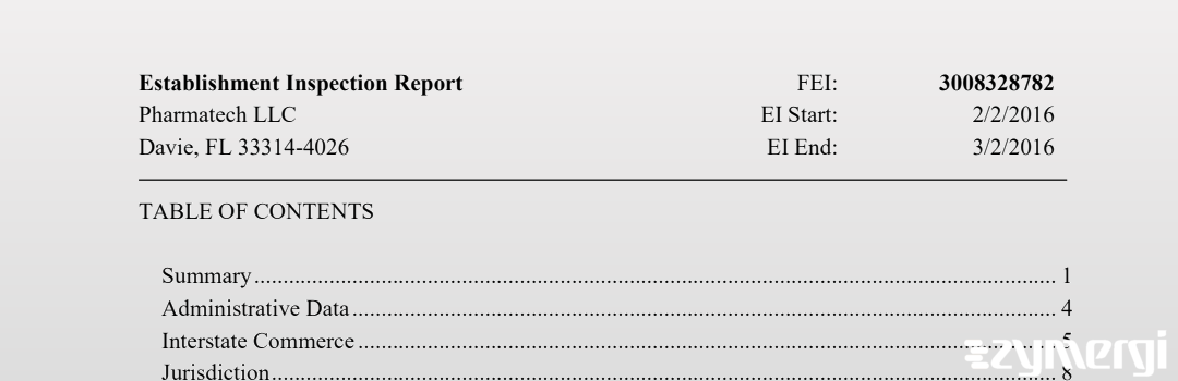 FDANews EIR Pharmatech LLC Mar 2 2016 top