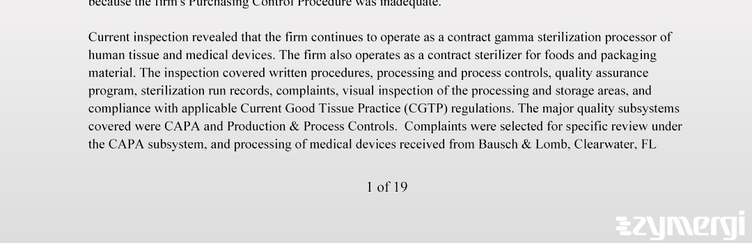 Lura D. Baquero FDA Investigator Joshua J. Silvestri FDA Investigator 