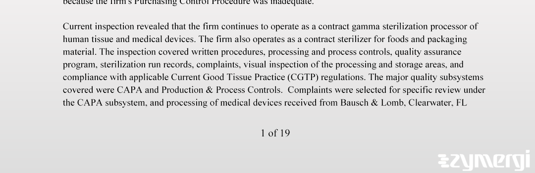 Lura D. Baquero FDA Investigator Joshua J. Silvestri FDA Investigator