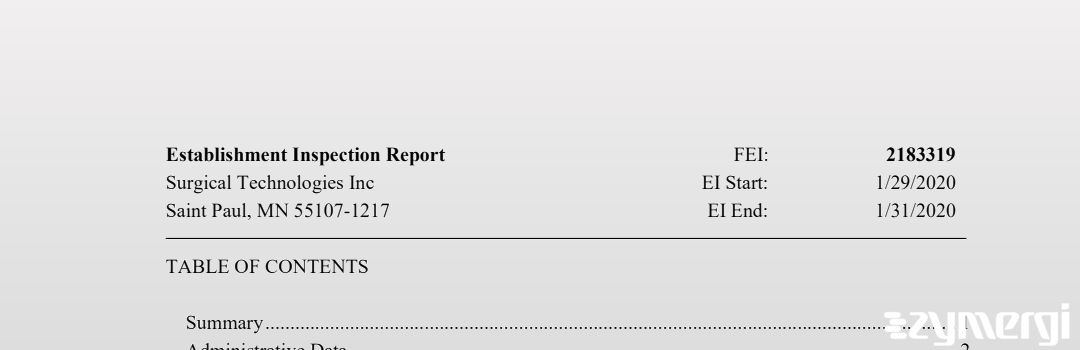 FDANews EIR Surgical Technologies Inc Jan 31 2020 top